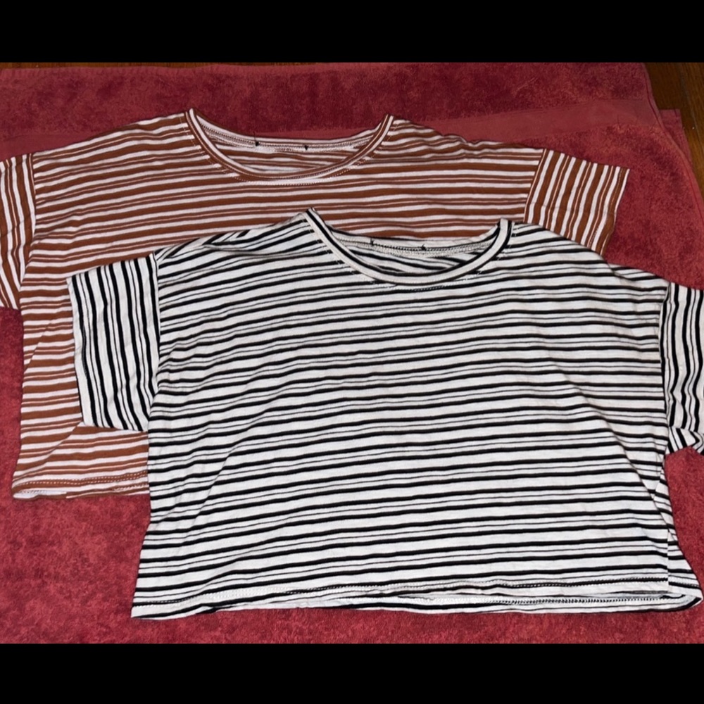 Two Striped Women’s Crop Tops